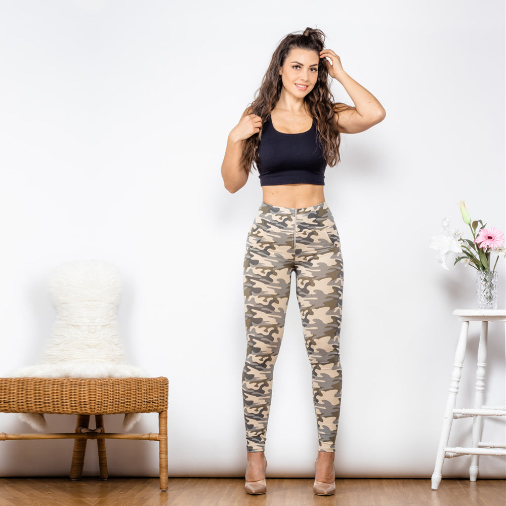 Shascullfites Melody push up camo workout leggings yoga leggings compression for women