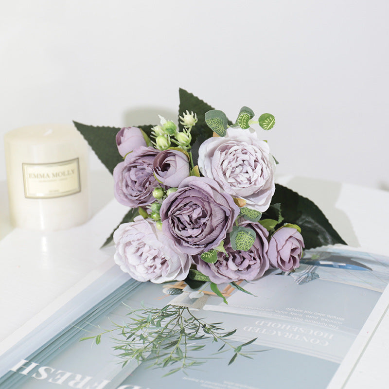 Popular Bridal Living Room Holding Flowers Silk Flowers Artificial Flowers