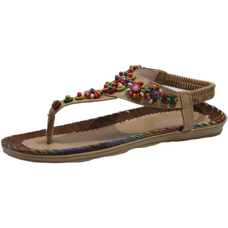 Sandals Women's Beaded Beach Shoes Women