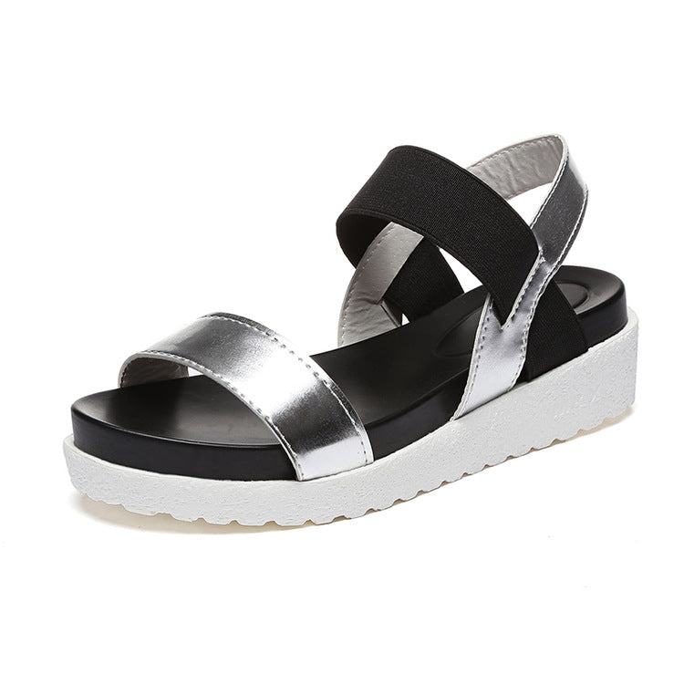 Women's Sandals With Elastic Bottom Roma Shoes