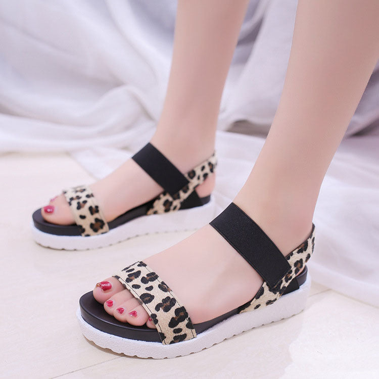 Women's Sandals With Elastic Bottom Roma Shoes