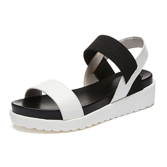 Women's Sandals With Elastic Bottom Roma Shoes