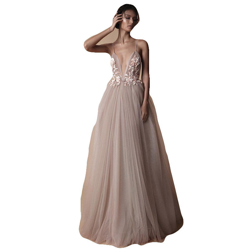 Bride Wedding Dress Women New Style Sling Bridesmaid Dress