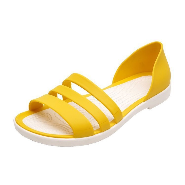 Sandals Fashion Open-toed Low-heel Student Flat Roman Shoes