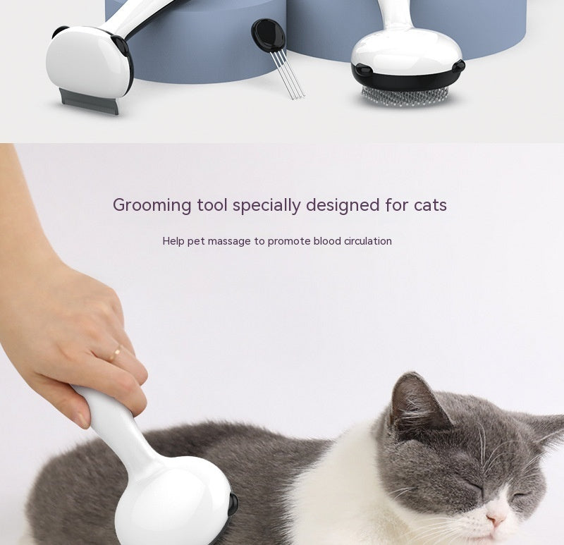 Panda Pet Nail Clipper With Floating Fur Dog Comb