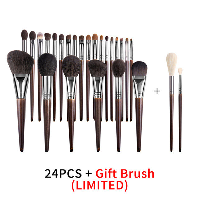 Natural Makeup Brushes Set Eyeshadow Make Up Brush Goat