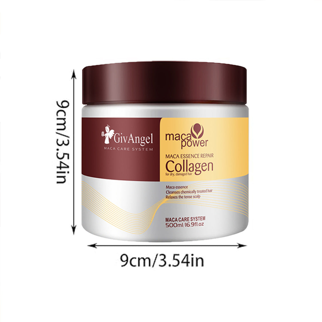 Nourishing Collagen Hair Mask, Deep Nourishing Magical Hair Mask, Fortifying Hair Repair Conditioner, Hair Mask For Dry Damaged Hair All Hair Types, 500ml, 1 Count