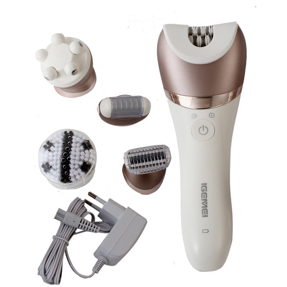 Rechargeable ladies hair removal device