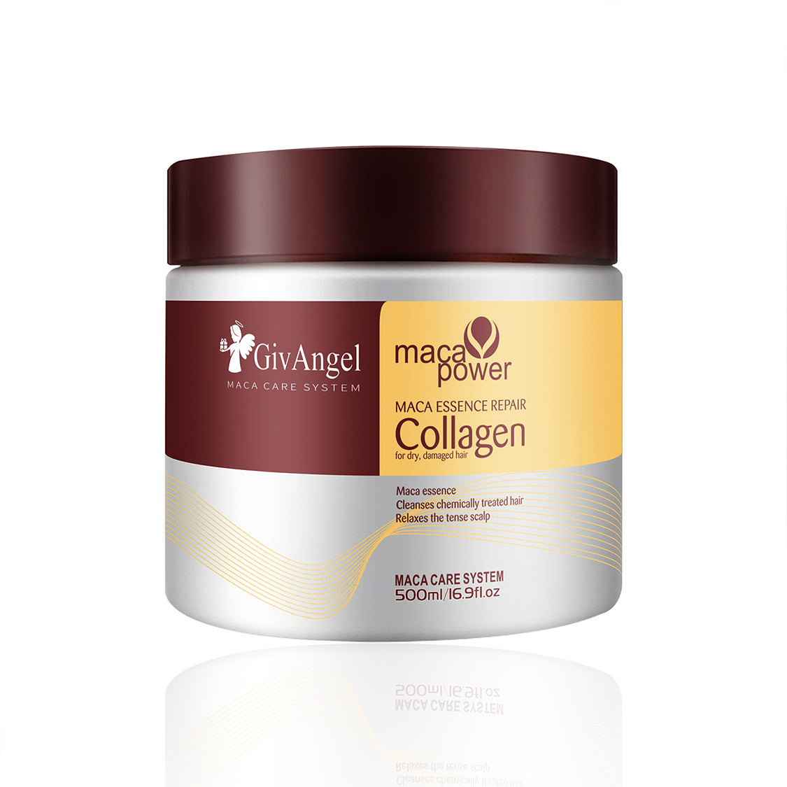 Nourishing Collagen Hair Mask, Deep Nourishing Magical Hair Mask, Fortifying Hair Repair Conditioner, Hair Mask For Dry Damaged Hair All Hair Types, 500ml, 1 Count