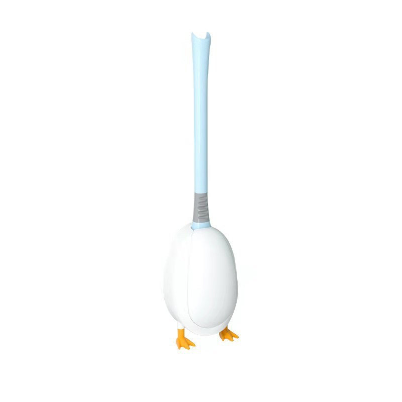 Diving Duck Toilet Brush Without Dead Angle Long Handle Soft Hair Toilet