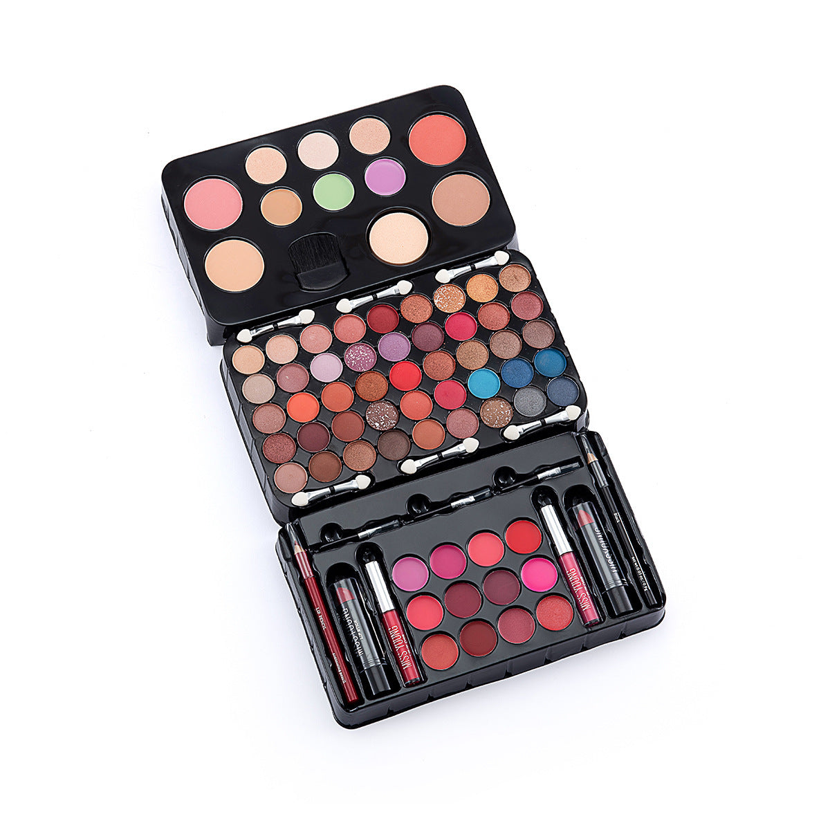 Eyeshadow Palette Lipstick Lip Gloss Blush Set