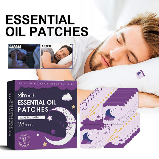 Ximonth Essential Oil Good Night Patch Help To Fall Asleep Quickly At Night Relieve Body Muscle Fatigue Stress Sleep Patch