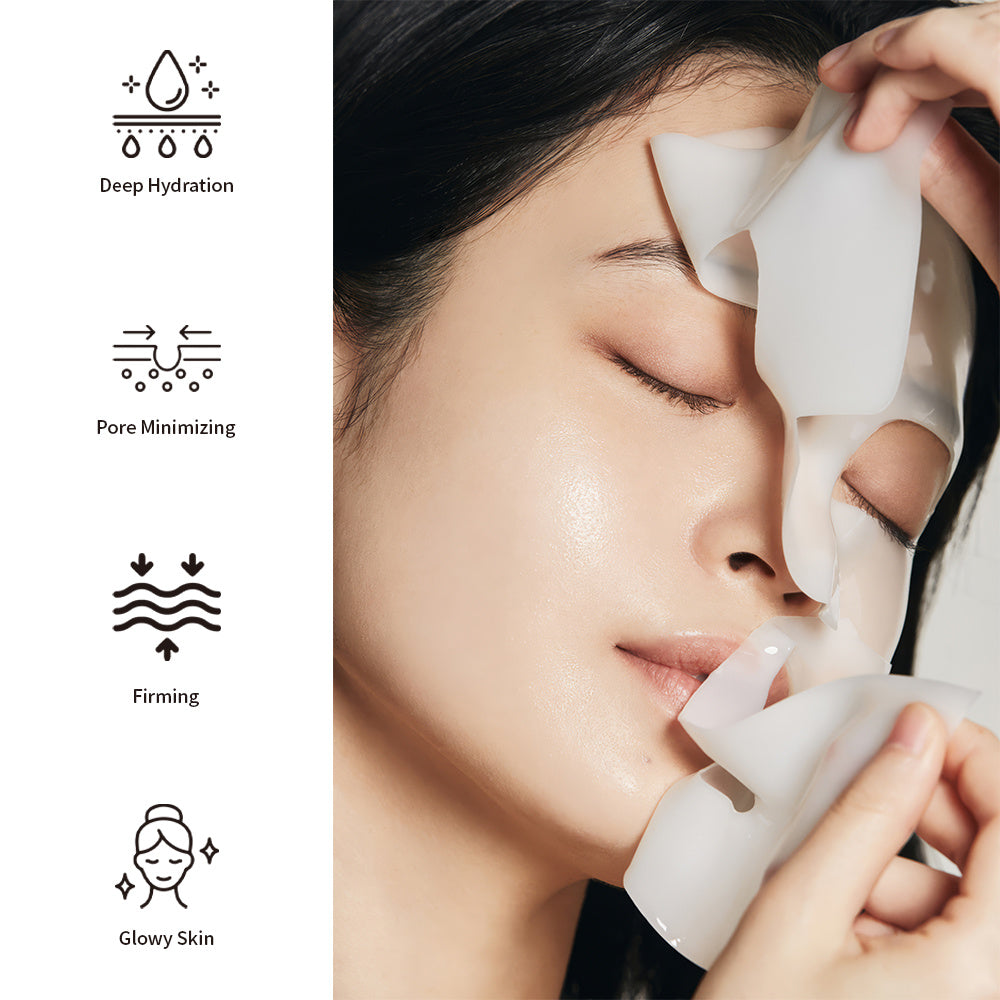 Deep Collagen Anti-Wrinkle Lifting Mask  Facial Sheet Masks With Low Molecular Weight Collagenfor Lifting, Firming, And Moisturizing - 5PCS