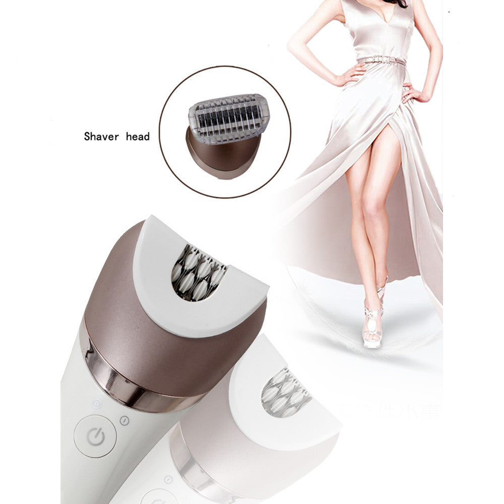 Rechargeable ladies hair removal device