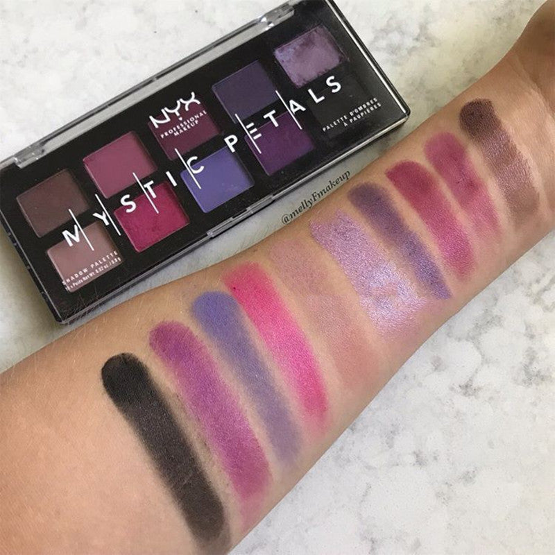 Ten-color Eyeshadow Palette Mystic Petals Midnight Orchid Dark Mystic