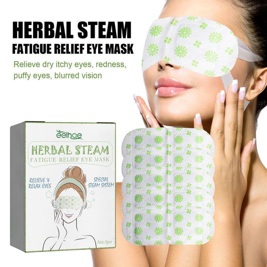 5PCS Steam Eye Mask, No Scent, Self-Heating Eye Mask, Eye SPA Mask, Relieve Eye Strain Fatique, Dark Circles, Puffiness