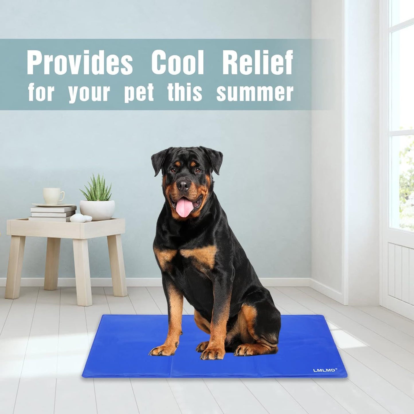 Dog Cooling Mat Non-Toxic Self Cool Gel Mat For Pets , Prevent Overheating During Rest & Sleep